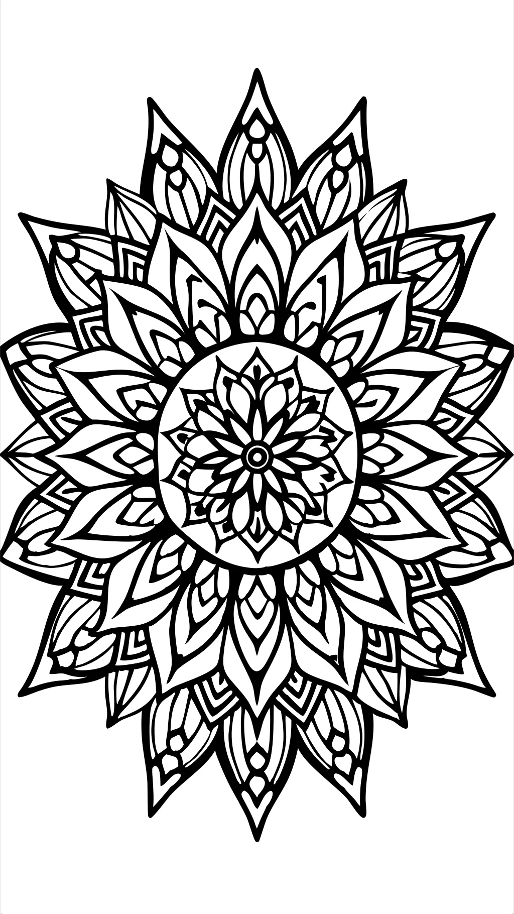 black and white coloring pages for adults